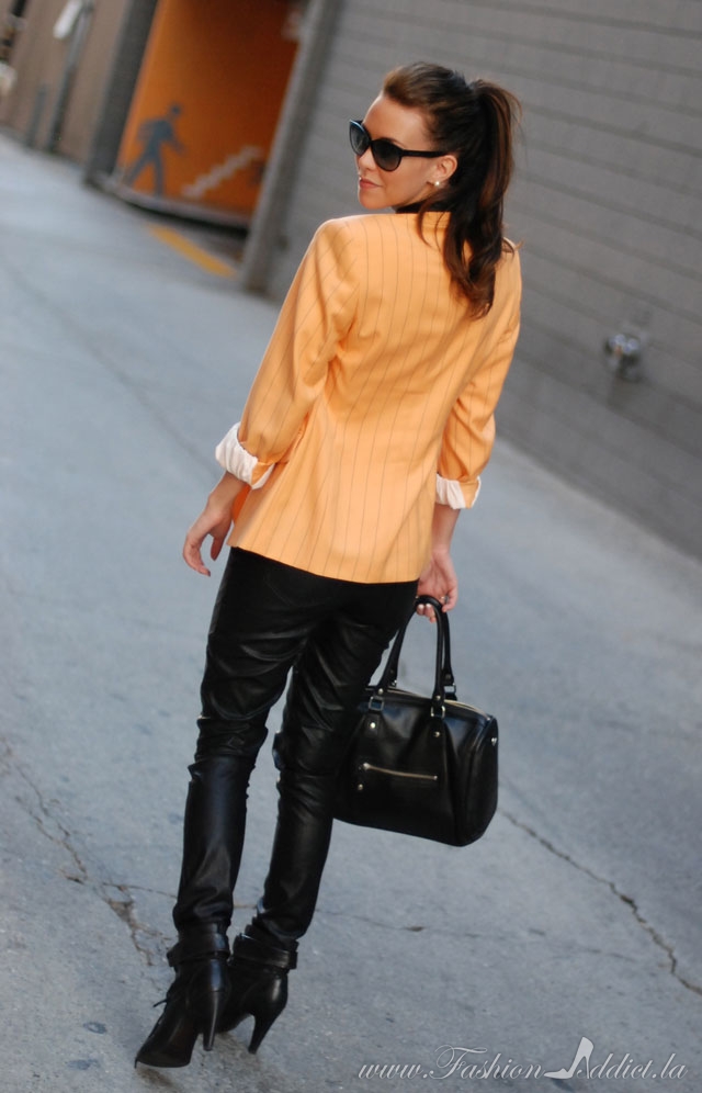 Orange and Black outfit