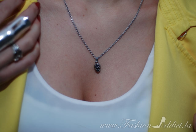 pinecone necklace