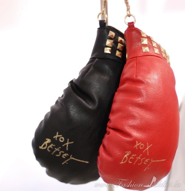 Betsy Johnson Boxing glove Bag