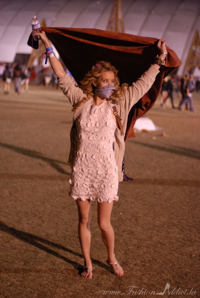 Dust storm at Coachella 