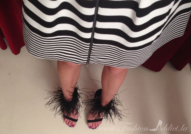 feather shoes