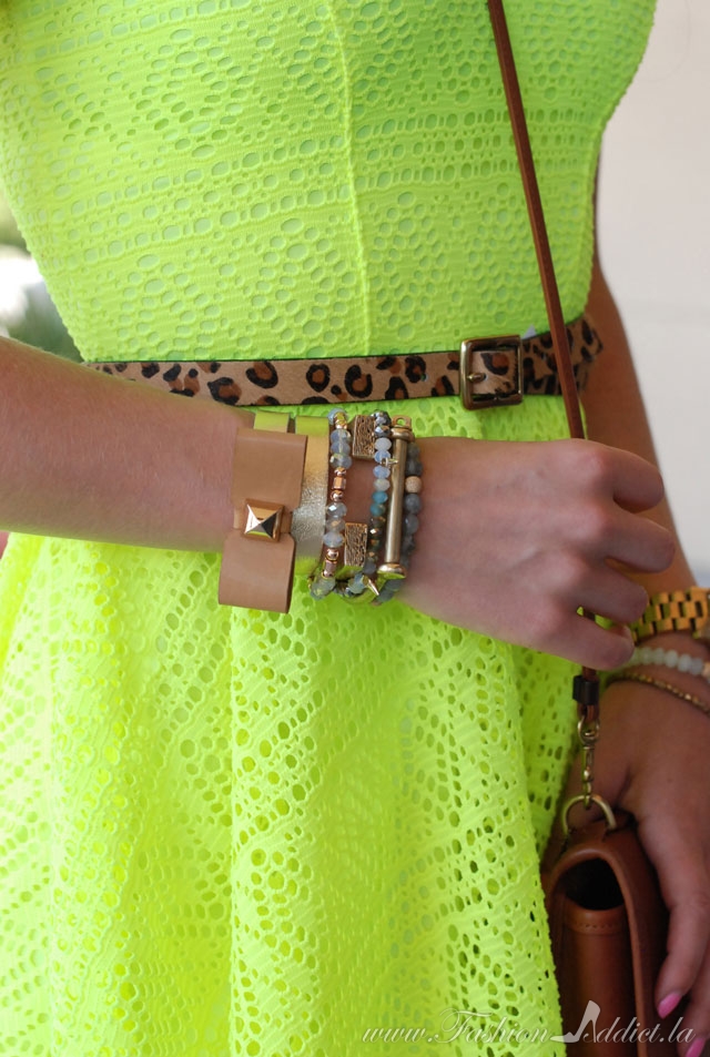 neon and leopard