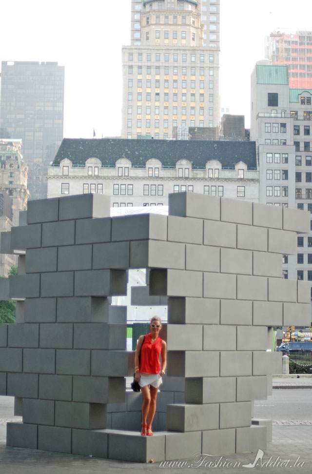 Central Park Brick Sculpture