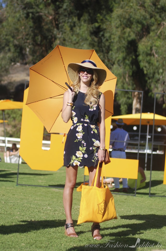 Fashion bloggers at the verve polo classic