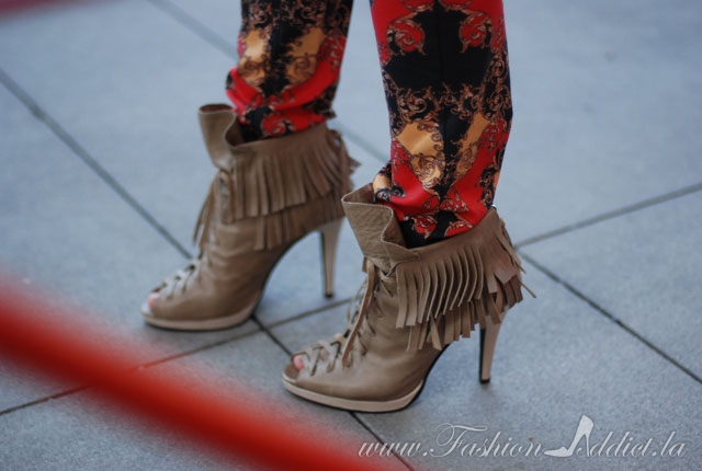 danyelle fringe booties