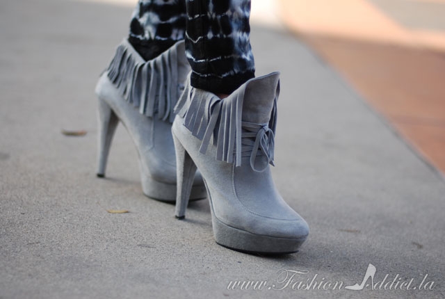 Danyelle fringe booties