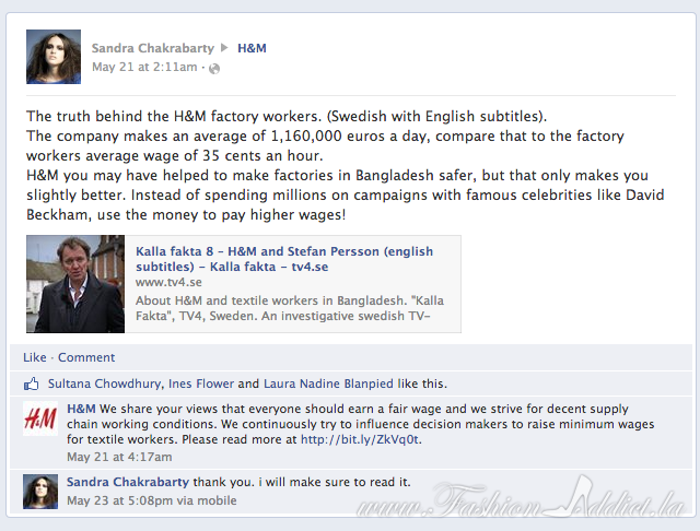 H M   The truth behind the H M factory workers.  Swedish...   Facebook