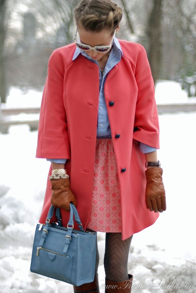 Pink ZARA Coat