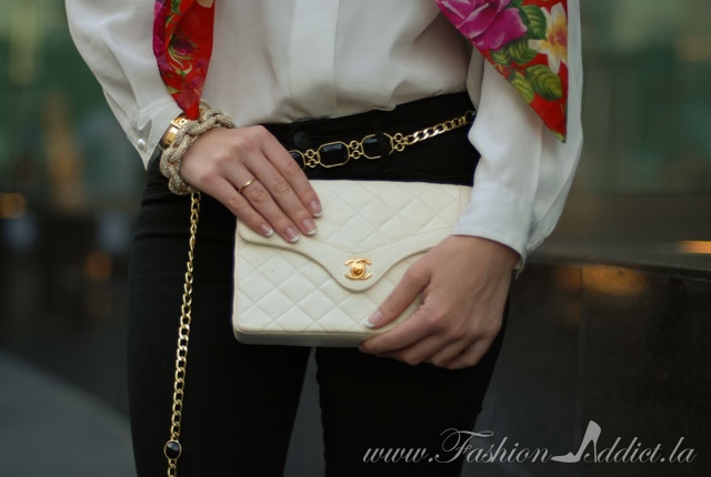 cream chanel bag