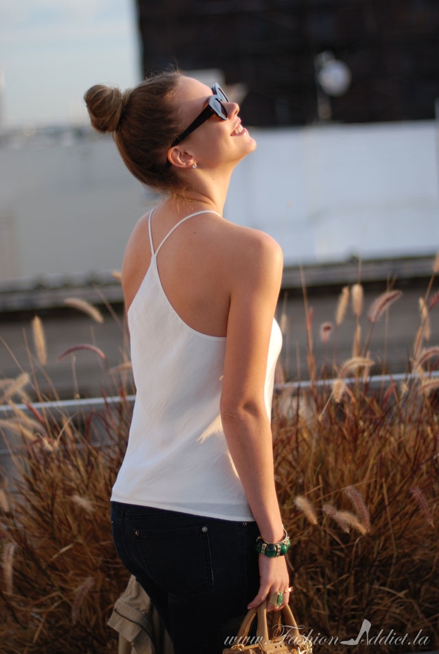 perfect silky white top