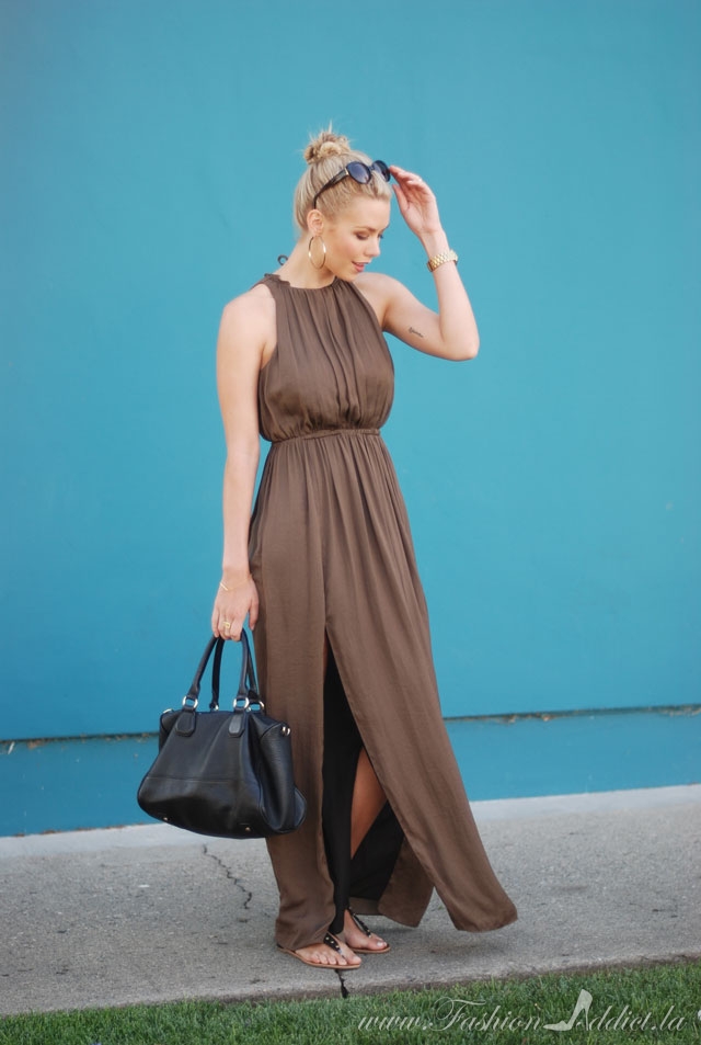 Double slit Zara Maxi dress