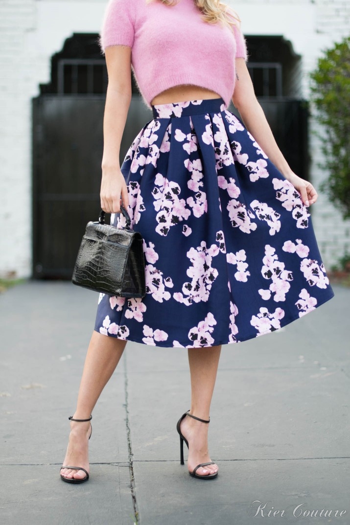 how to wear a midi skirt