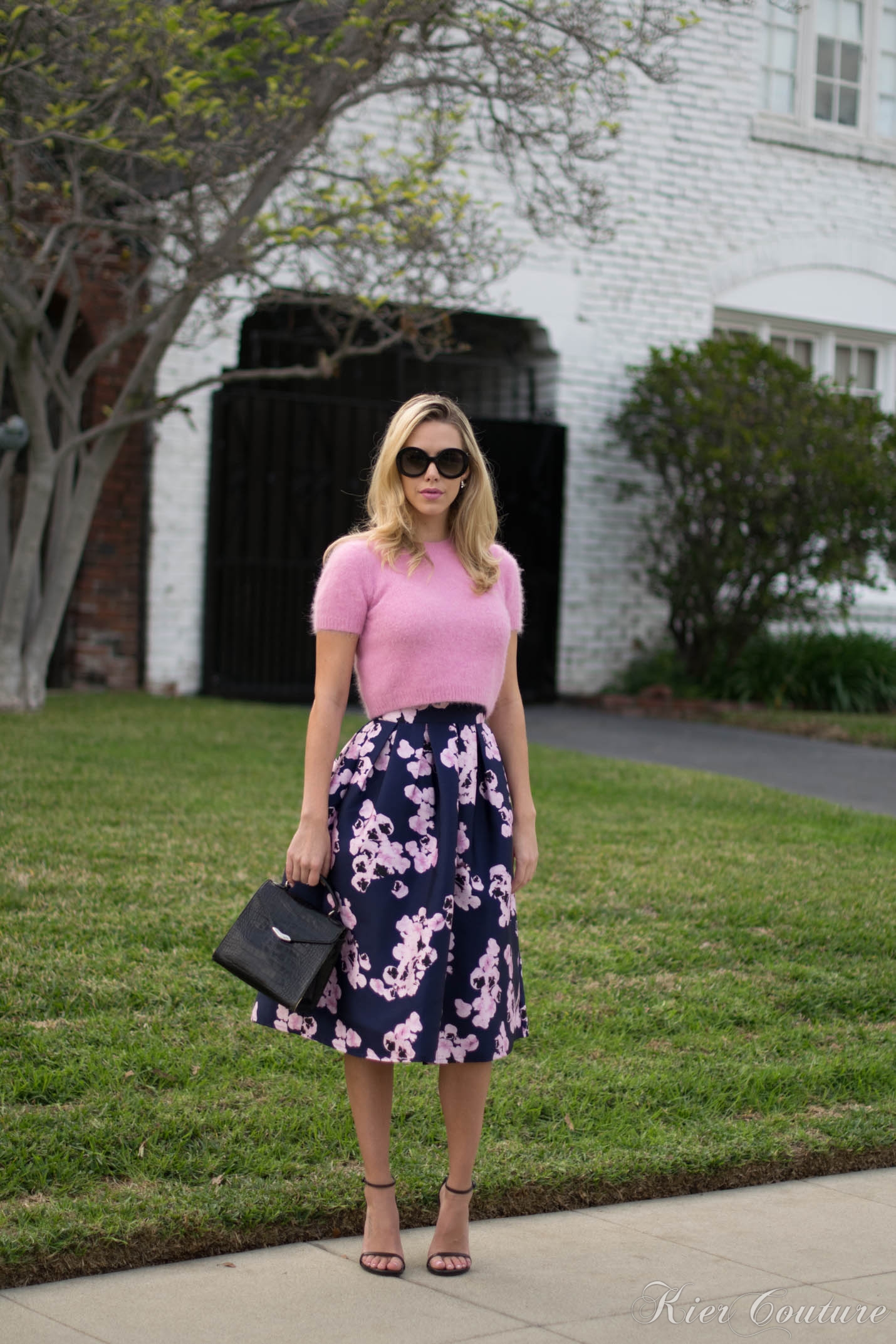 Pink and Navy - Kier Couture