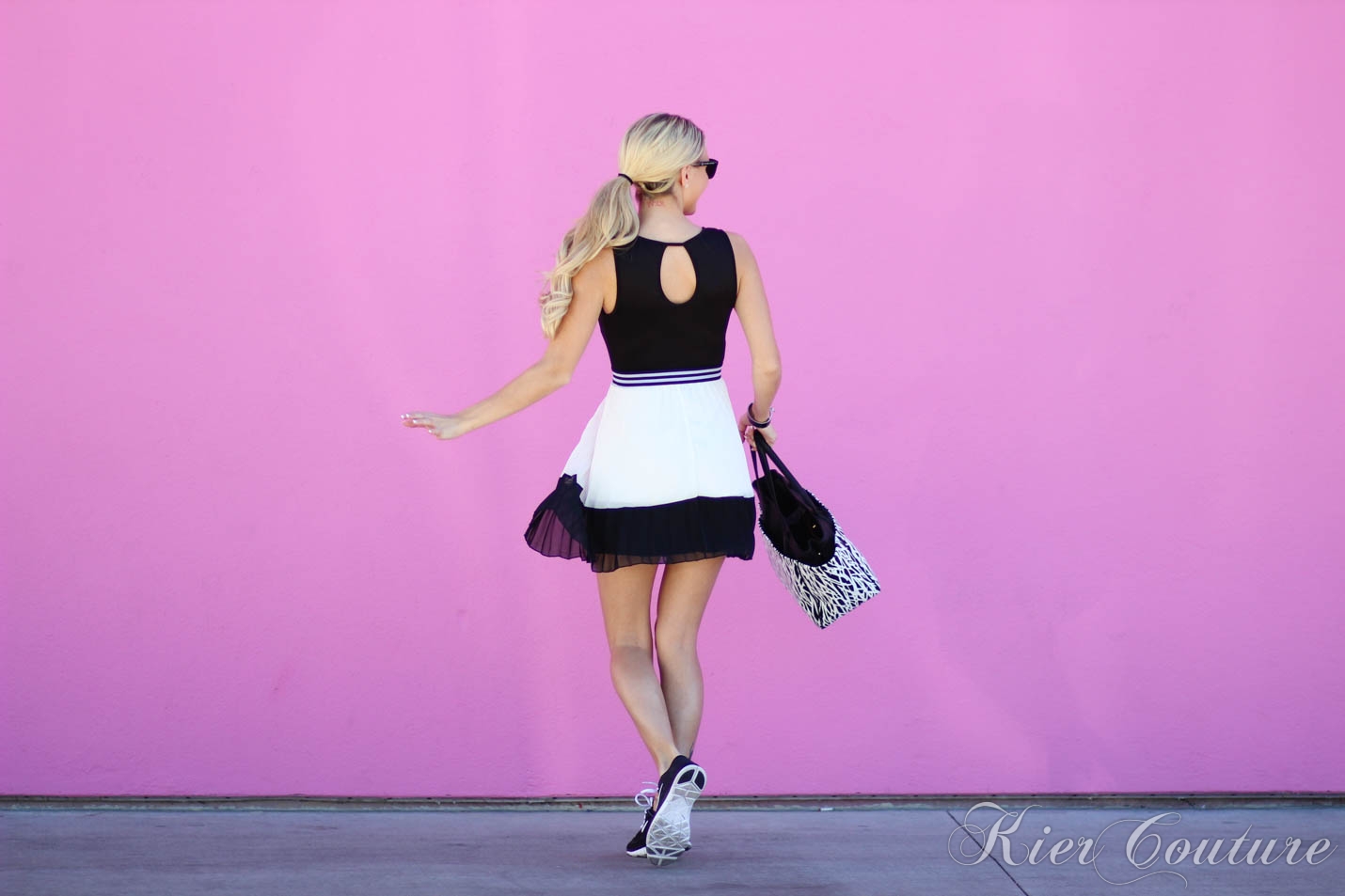 3 Ways To Wear The Black And White Athletic Trend Kier Couture 3711