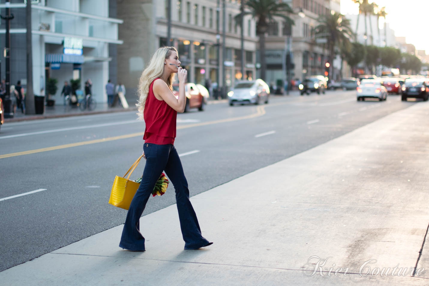 how to wear red and yellow