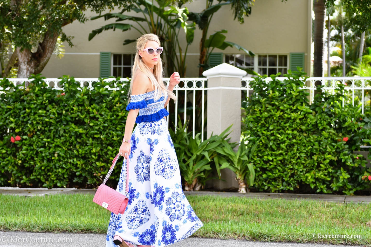 Blue and Pink Outfit