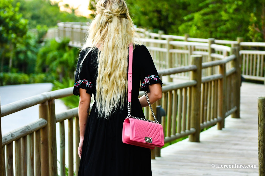 Pink Chevron Chanel Boy Bag - Kier Couture