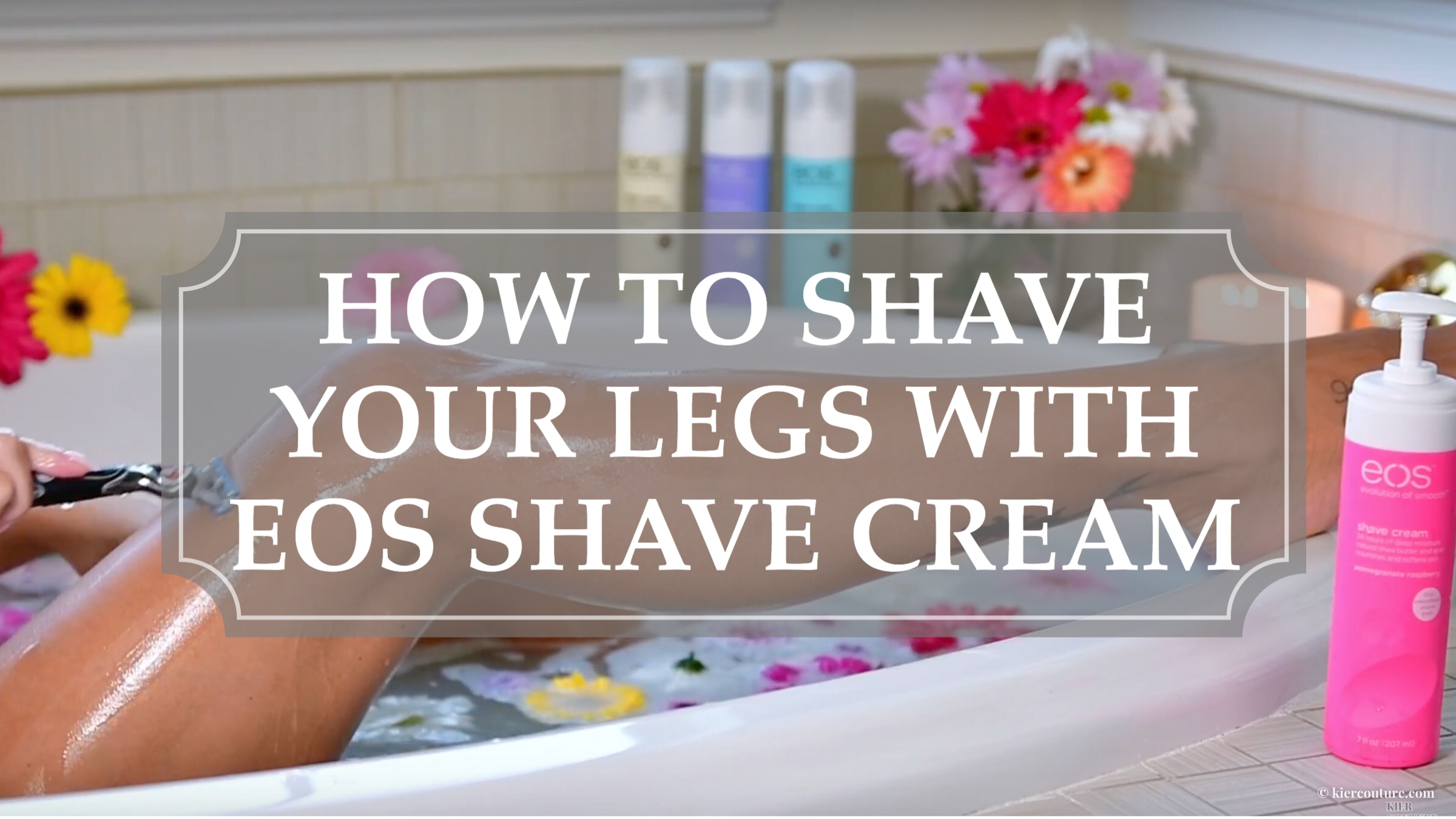 How to shave your legs