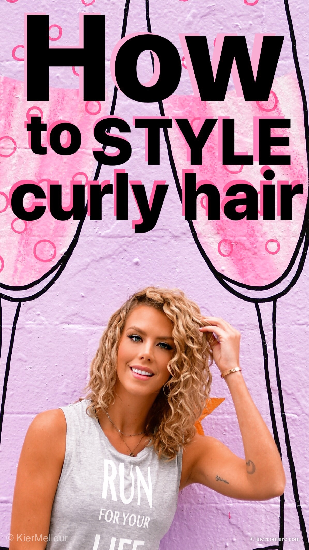 How to style curly hair