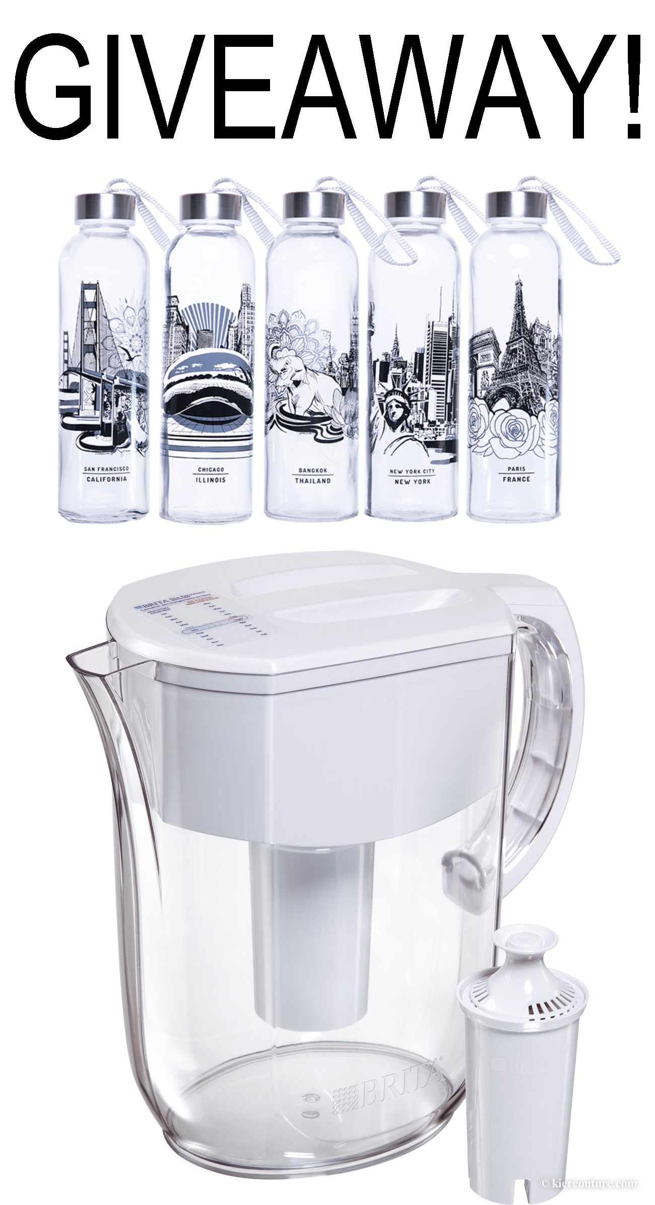 TRAVEL BOTTEL AND BRITA GIVEAWAY