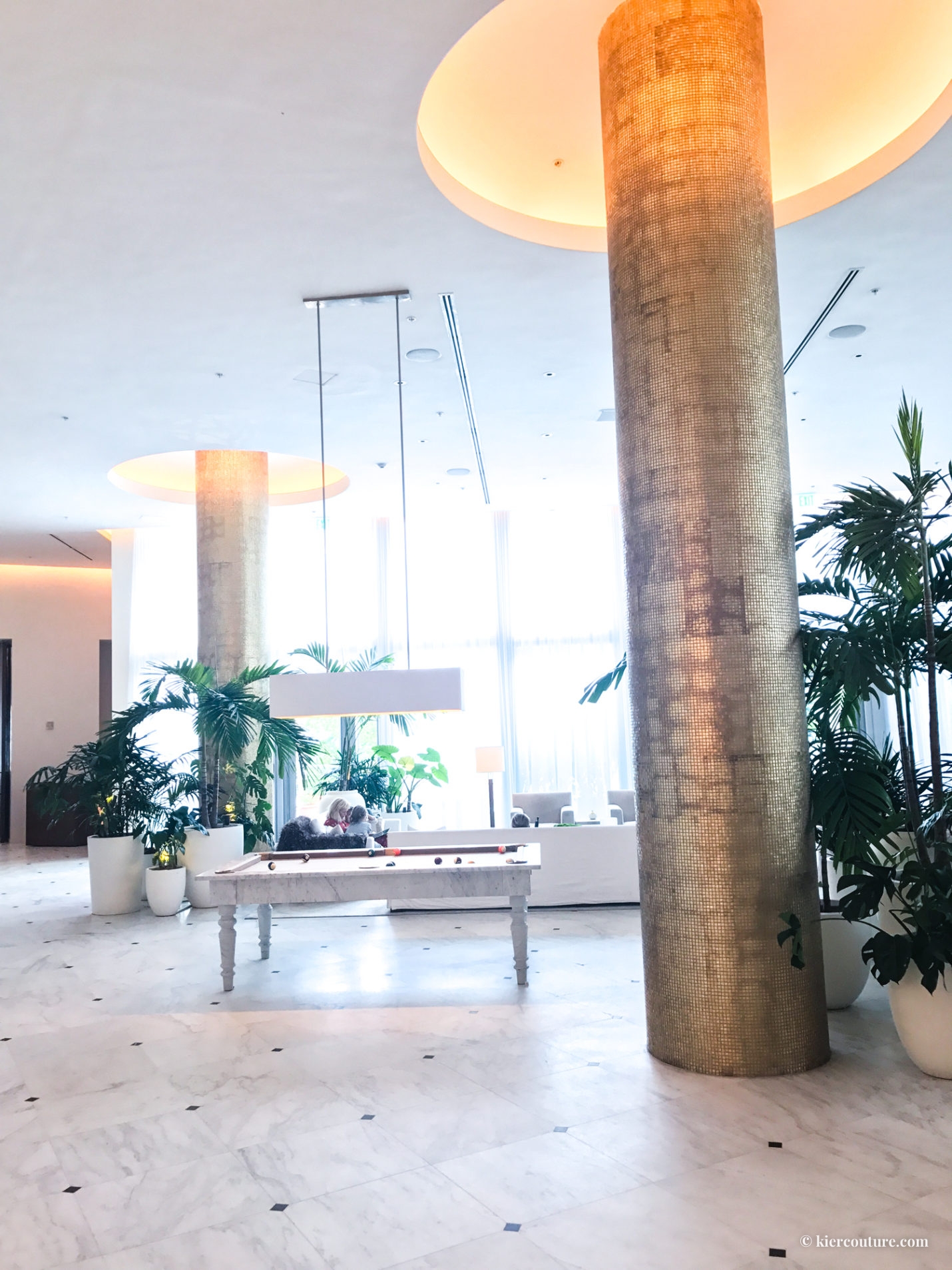 Miami beach edition hotel lobby