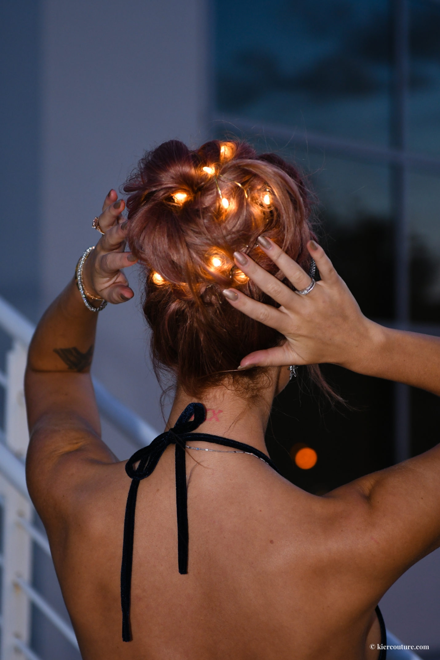 light up updo 