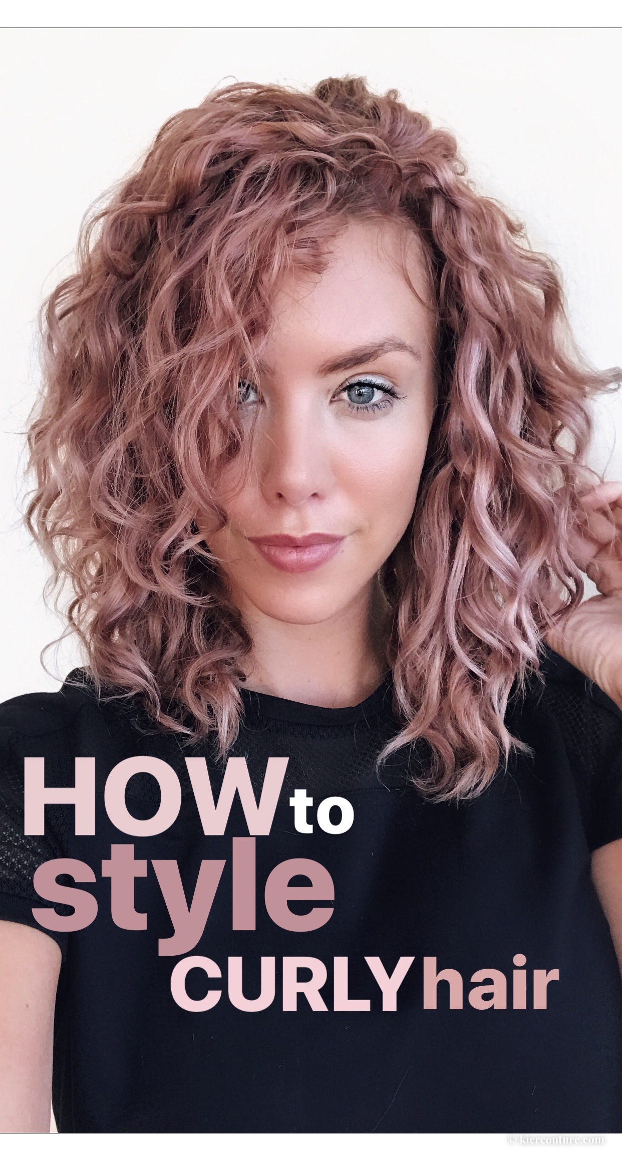 Styling Naturally Curly Hair