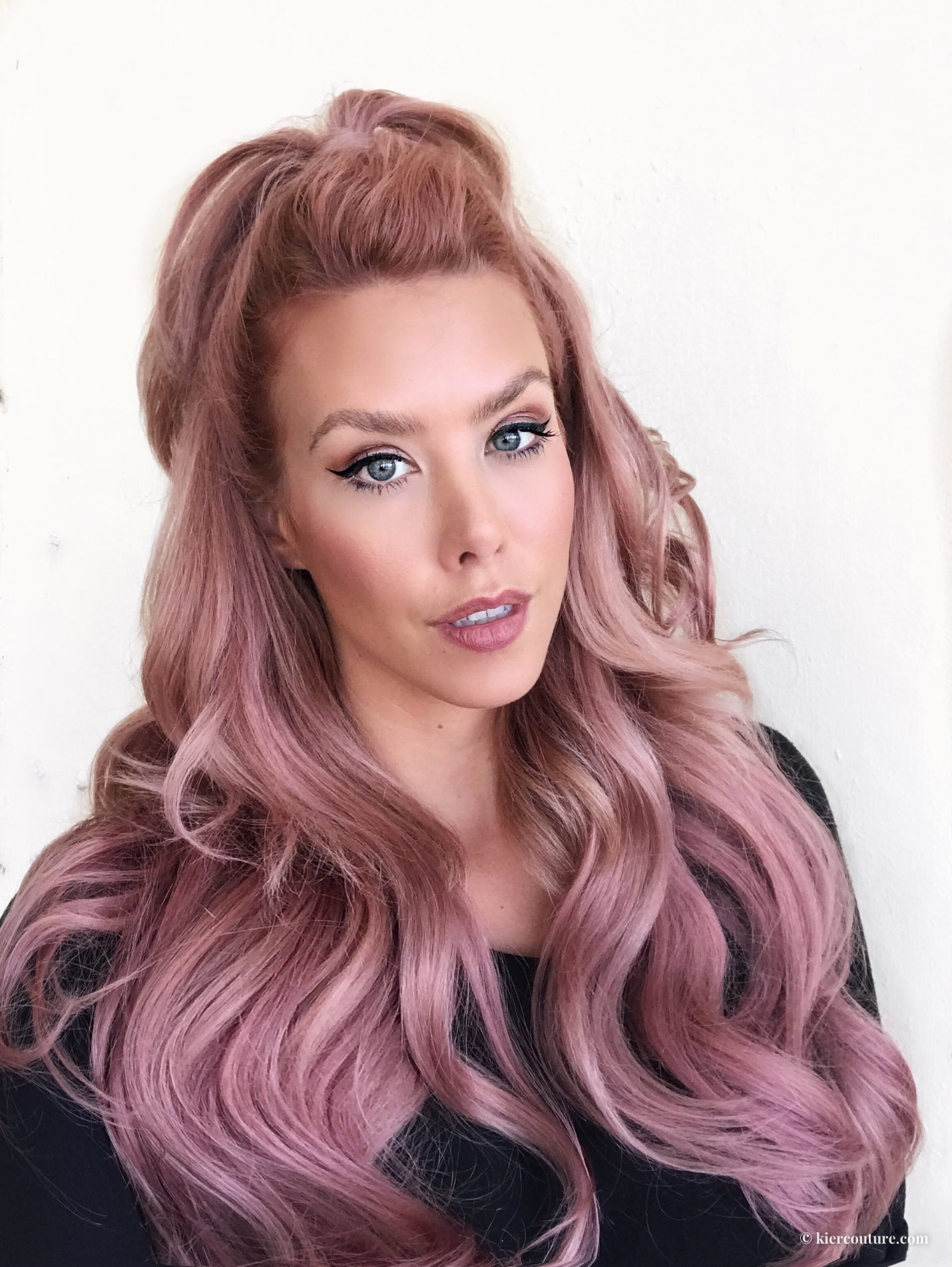 how to get rose gold hair