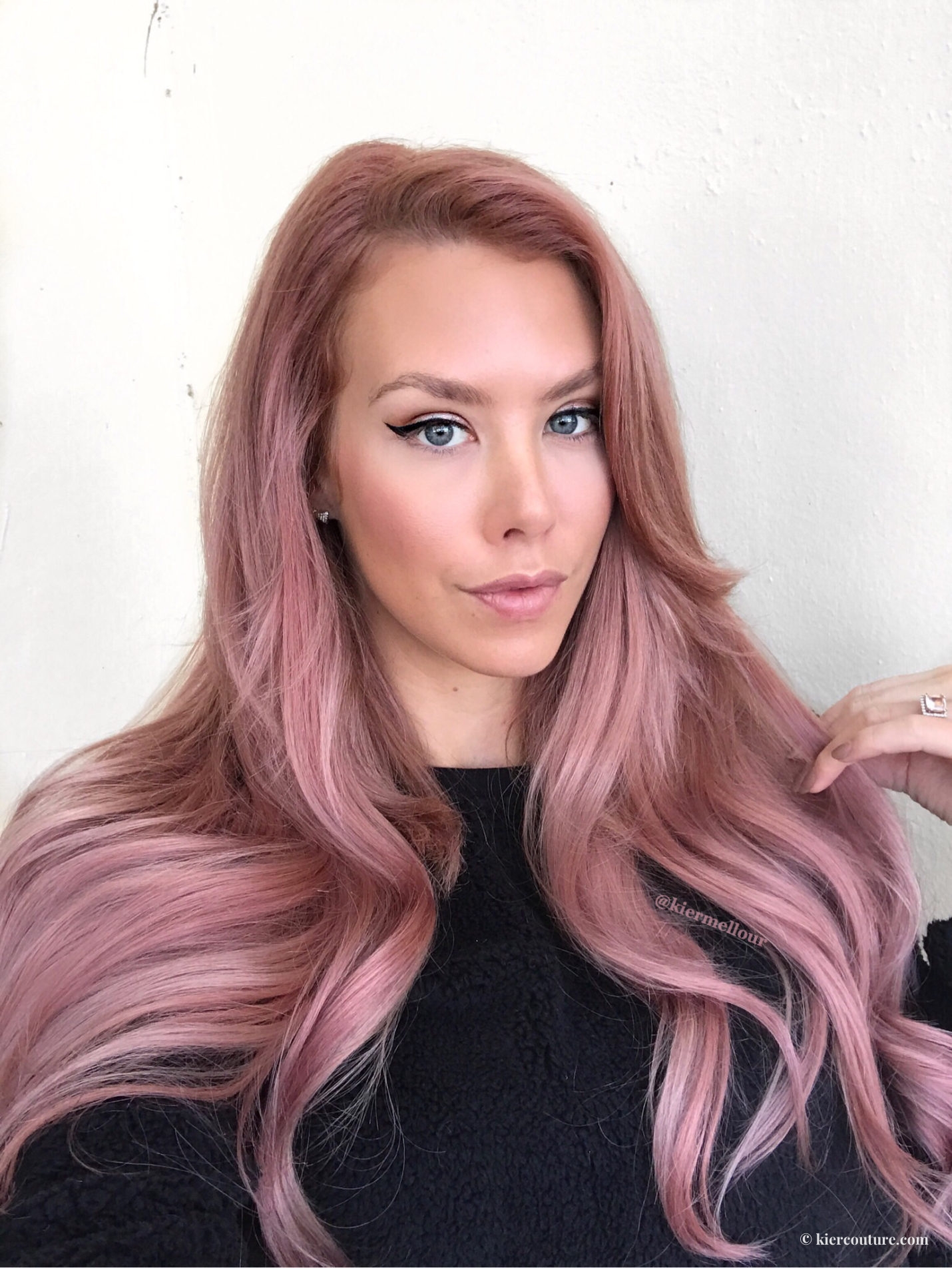 how to get rose gold hair